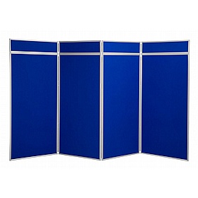 Jumbo Plus 4 Panel Freestanding Folding Display Boards - Display Equipment