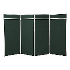 Jumbo Plus 4 Panel Freestanding Folding Display Boards - Display Equipment