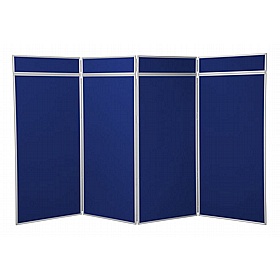 Jumbo Plus 4 Panel Freestanding Folding Display Boards - Display Equipment