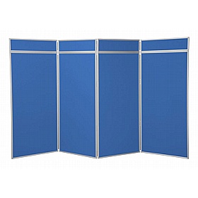 Jumbo Plus 4 Panel Freestanding Folding Display Boards - Display Equipment