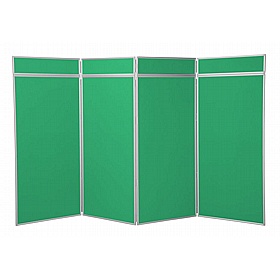Jumbo Plus 4 Panel Freestanding Folding Display Boards - Display Equipment