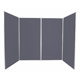 Jumbo 4 Panel Freestanding Folding Display Boards - Display Equipment
