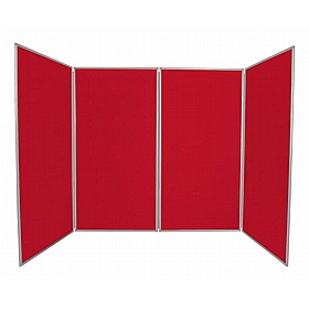 Jumbo 4 Panel Freestanding Folding Display Boards - Display Equipment