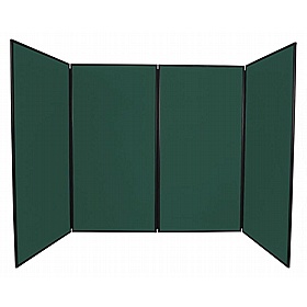 Jumbo 4 Panel Freestanding Folding Display Boards - Display Equipment