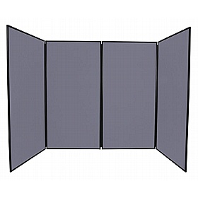 Jumbo 4 Panel Freestanding Folding Display Boards - Display Equipment