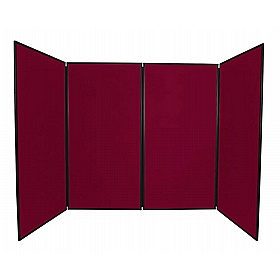 Jumbo 4 Panel Freestanding Folding Display Boards - Display Equipment