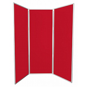 Jumbo 3 Panel Junior Freestanding Folding Display Boards - Display Equipment