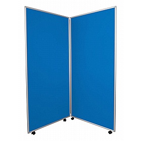 Jumbo Plus 2 Panel Freestanding Mobile Folding Display Boards - Display Equipment