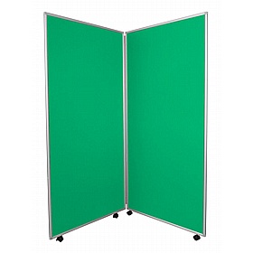 Jumbo Plus 2 Panel Freestanding Mobile Folding Display Boards - Display Equipment