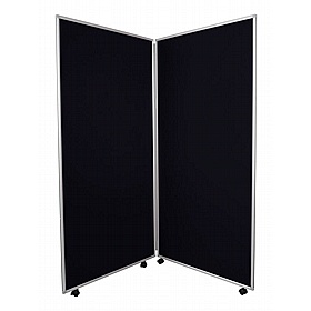 Jumbo Plus 2 Panel Freestanding Mobile Folding Display Boards