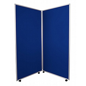 Jumbo 2 Panel Freestanding Mobile Folding Display Boards - Display Equipment
