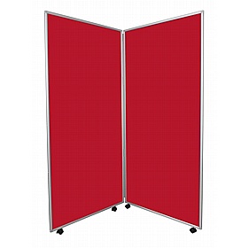 Jumbo 2 Panel Freestanding Mobile Folding Display Boards - Display Equipment