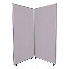 Jumbo 2 Panel Freestanding Mobile Folding Display Boards - Display Equipment