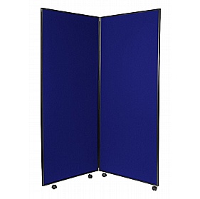 Jumbo 2 Panel Freestanding Mobile Folding Display Boards - Display Equipment