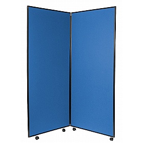 Jumbo 2 Panel Freestanding Mobile Folding Display Boards - Display Equipment