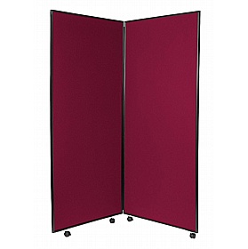 Jumbo 2 Panel Freestanding Mobile Folding Display Boards - Display Equipment