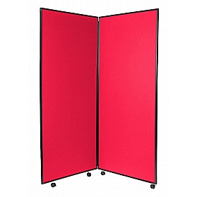 Jumbo 2 Panel Freestanding Mobile Folding Display Boards - Display Equipment
