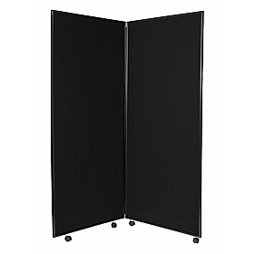 Jumbo 2 Panel Freestanding Mobile Folding Display Boards - Display Equipment