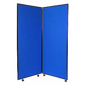 Jumbo 2 Panel Freestanding Mobile Folding Display Boards - Display Equipment