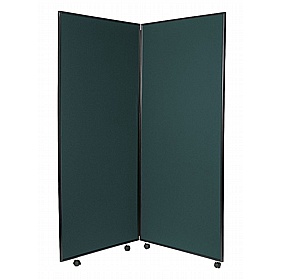 Jumbo 2 Panel Freestanding Mobile Folding Display Boards - Display Equipment