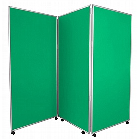 Jumbo Plus 3 Panel Freestanding Mobile Folding Display Boards - Display Equipment