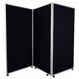 Jumbo Plus 3 Panel Freestanding Mobile Folding Display Boards - Display Equipment