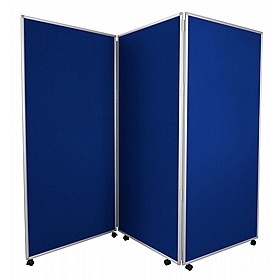 Jumbo 3 Panel Freestanding Mobile Folding Display Boards - Display Equipment