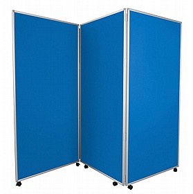 Jumbo 3 Panel Freestanding Mobile Folding Display Boards - Display Equipment