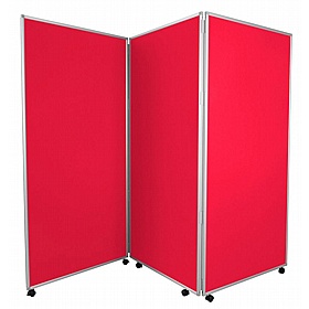 Jumbo 3 Panel Freestanding Mobile Folding Display Boards - Display Equipment