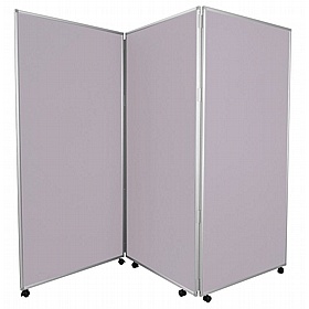 Jumbo 3 Panel Freestanding Mobile Folding Display Boards - Display Equipment