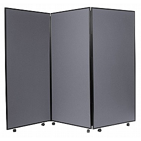 Jumbo 3 Panel Freestanding Mobile Folding Display Boards - Display Equipment
