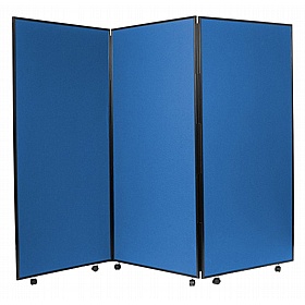 Jumbo 3 Panel Freestanding Mobile Folding Display Boards - Display Equipment