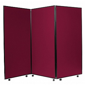 Jumbo 3 Panel Freestanding Mobile Folding Display Boards - Display Equipment