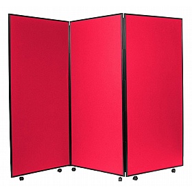 Jumbo 3 Panel Freestanding Mobile Folding Display Boards - Display Equipment