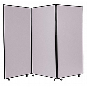 Jumbo 3 Panel Freestanding Mobile Folding Display Boards - Display Equipment