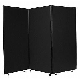 Jumbo 3 Panel Freestanding Mobile Folding Display Boards - Display Equipment
