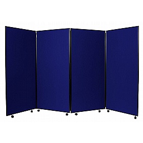 Jumbo 4 Panel Freestanding Mobile Folding Display Boards