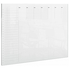 Nobo Transparent Acrylic Mini Whiteboard Weekly Planner