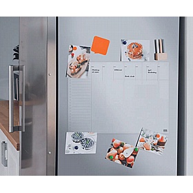Nobo Transparent Acrylic Mini Whiteboard Weekly Planner - Display Equipment