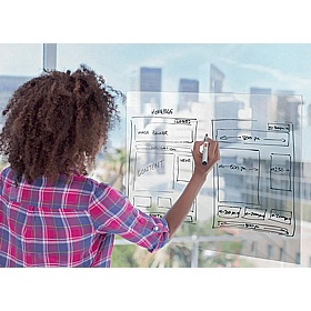 Nobo Instant Whiteboard Dry Erase Sheets - Display Equipment