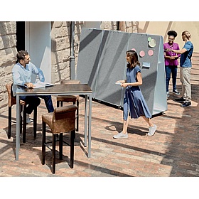 Nobo Move and Meet Mobile Whiteboard & Noticeboard Collaboration System - Display Equipment