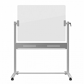Nobo Mobile Magnetic Glass Swivel Whiteboards