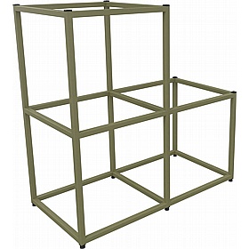 Matrix Storage Stepped Double Column Frames - Office Storage