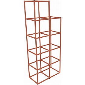 Matrix Storage Stepped Double Column Frames - Office Storage