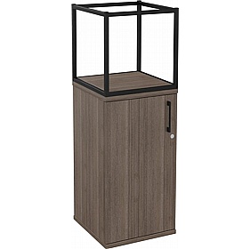 Matrix Storage Single Door Cupboard with Column Frame - Office Storage
