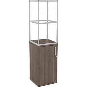 Matrix Storage Single Door Cupboard with Column Frame - Office Storage