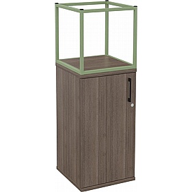 Matrix Storage Single Door Cupboard with Column Frame - Office Storage