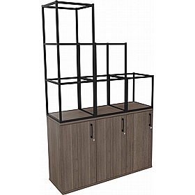 Matrix Storage Single Door Cupboard with Column Frame - Office Storage