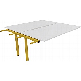Apex Rectangular Back to Back Bench Extension Desks - Office Desks