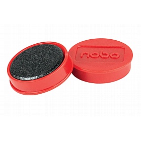 Nobo 38mm 2.5kg Magnetic Whiteboard Coloured Magnets - Pack of 10 - Display Equipment